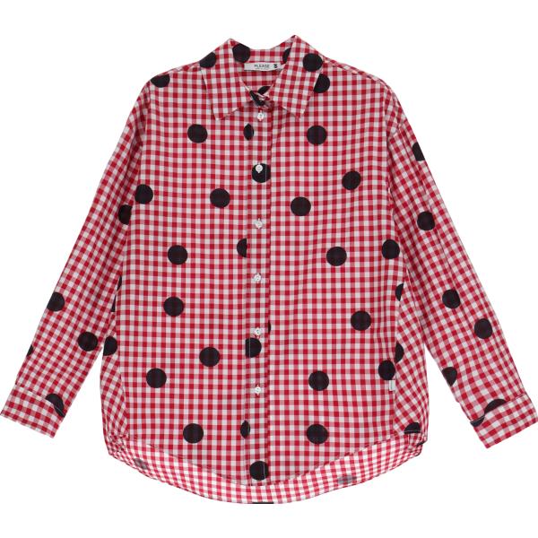camicie Please rosa con stampe