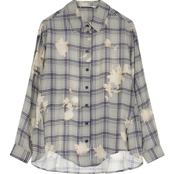 camicie Please grigio a quadri
