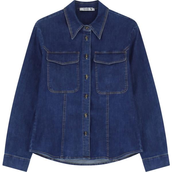 camicie Please blu