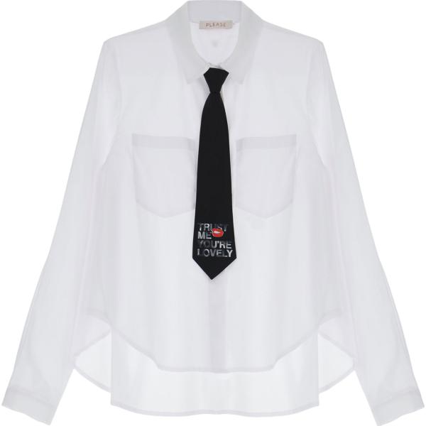 camicie Please bianco