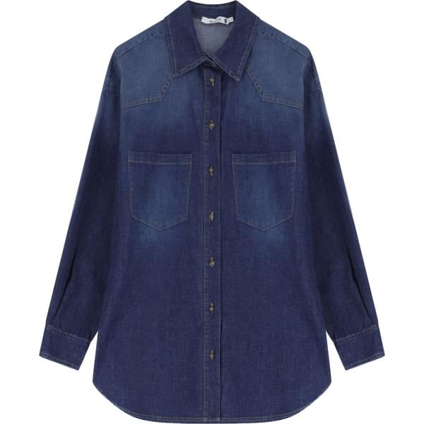 camicie Please blu
