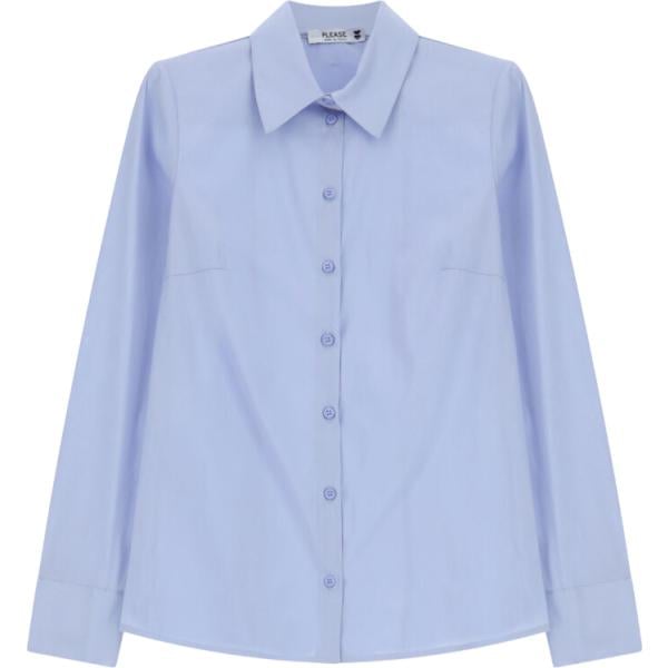 camicie Please blu