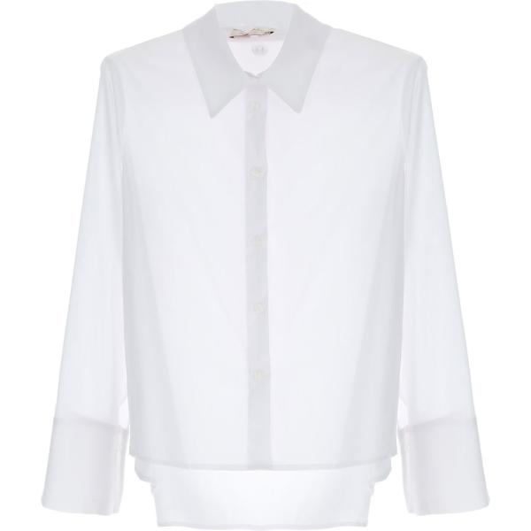 camicie Please bianco tinta unita