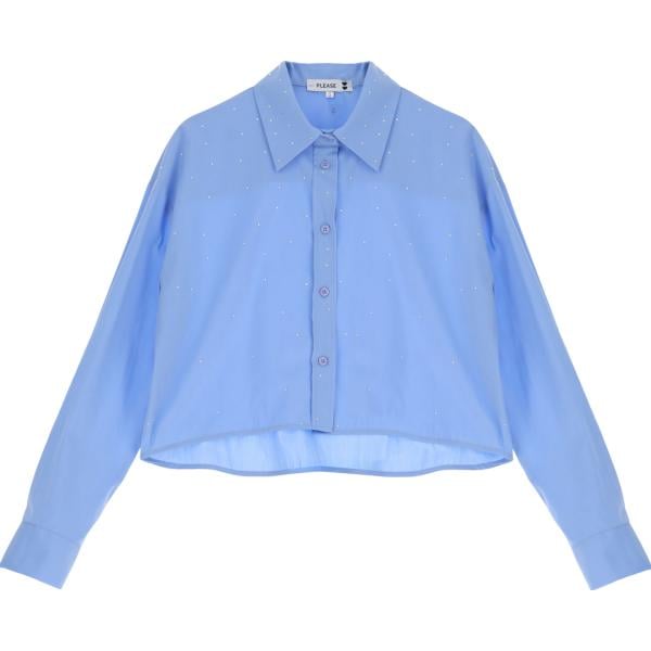 camicie Please blu