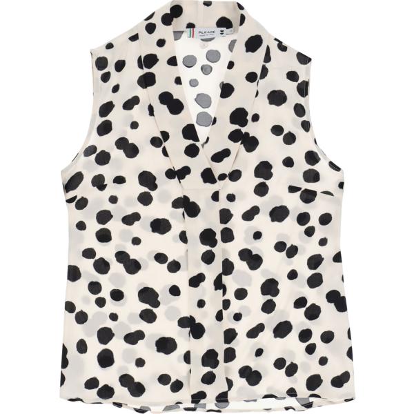 camicie Please bianco a pois