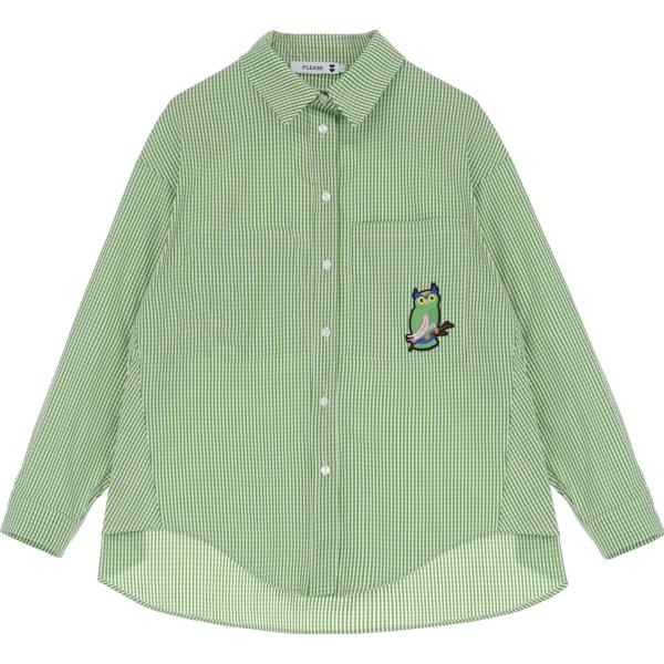 camicie Please verde