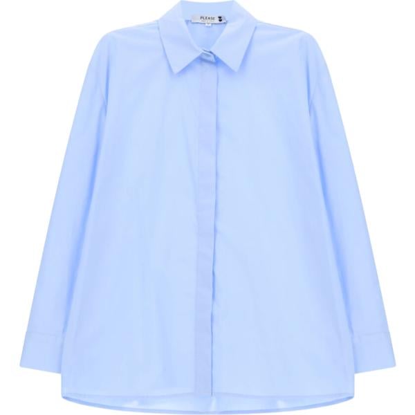 camicie Please blu