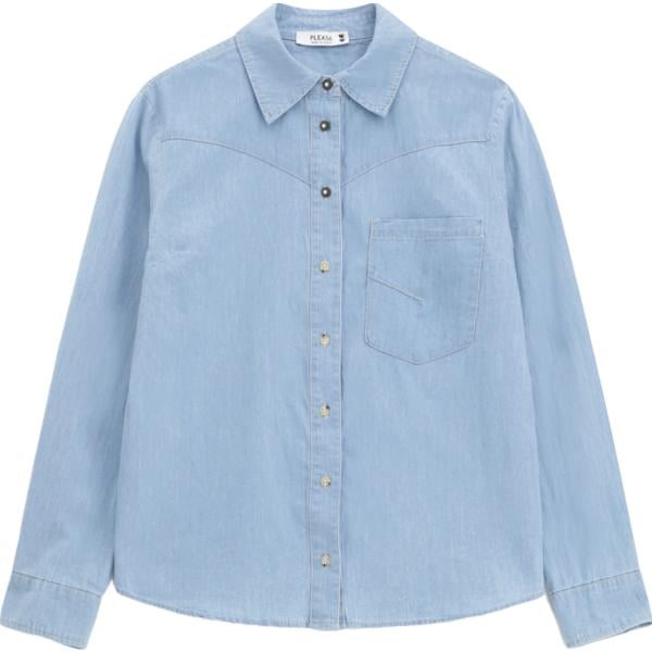 camicie Please blu