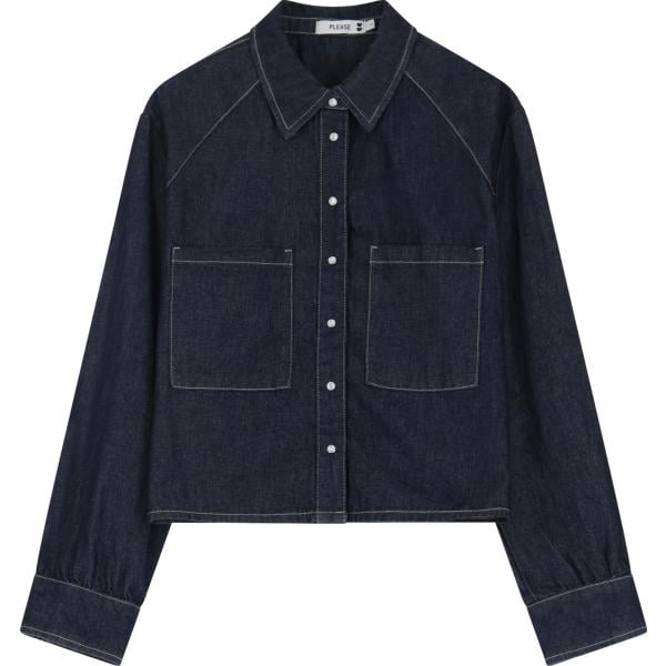 camicia da donna in blu scuro Please