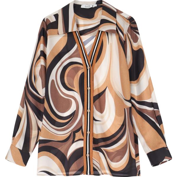camicie Please multicolore con stampe