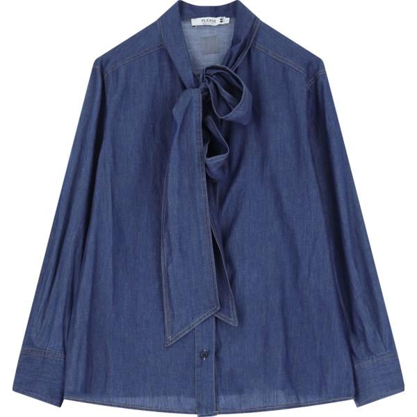 camicie Please blu