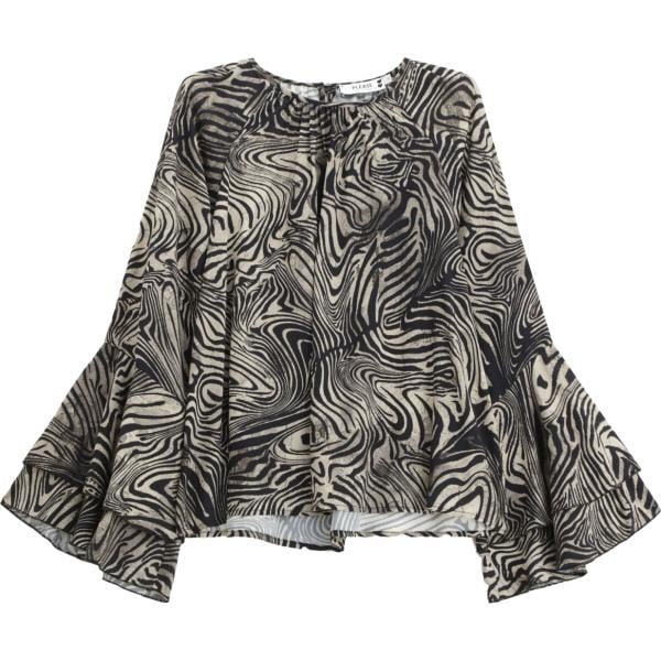 camicie Please grigio con stampe