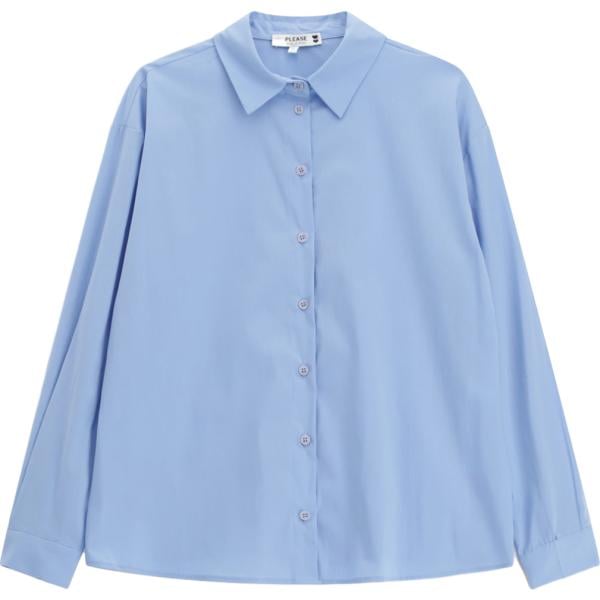 camicie Please blu