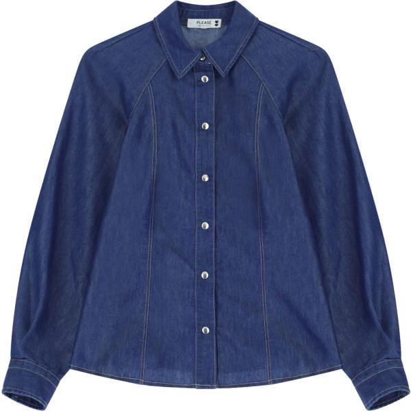 camicie Please blu