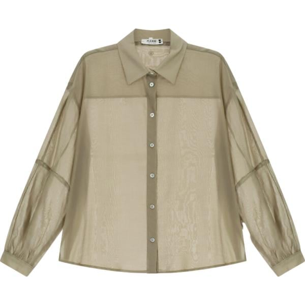 camicie Please marrone