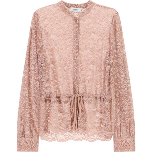 bluse Please marrone a fiori