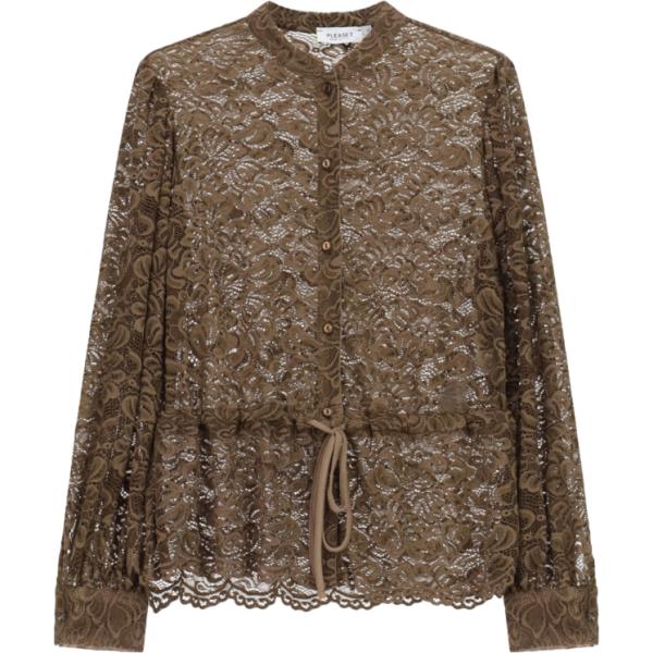 bluse Please marrone a fiori