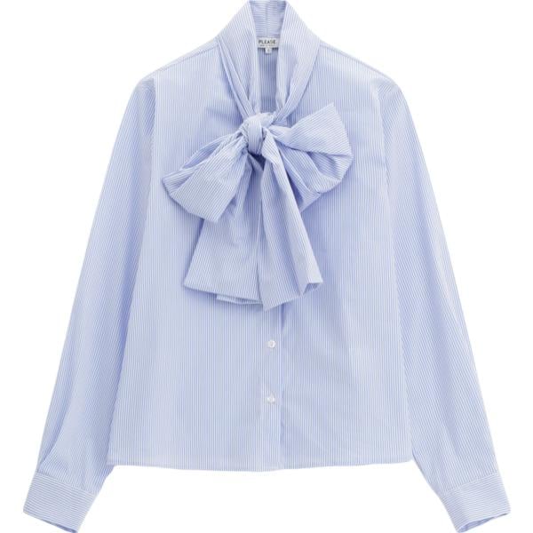 camicie Please bianco a righe