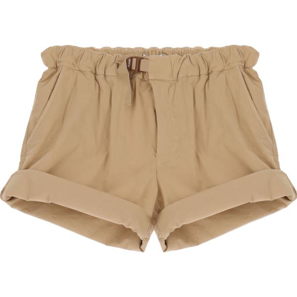shorts Please marrone tinta unita