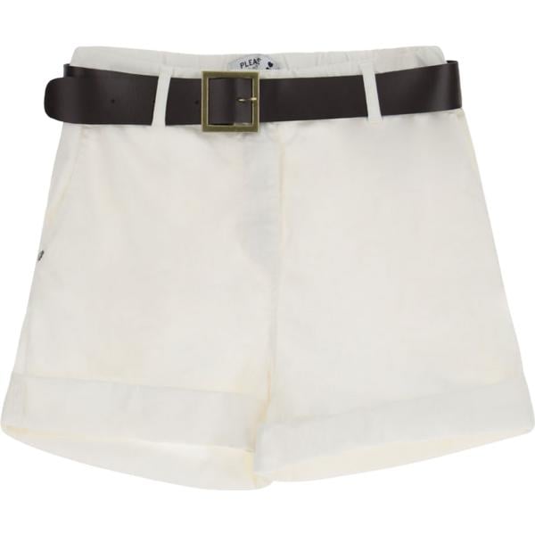 shorts Please bianco tinta unita