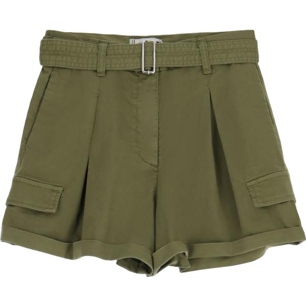 shorts Please verde tinta unita