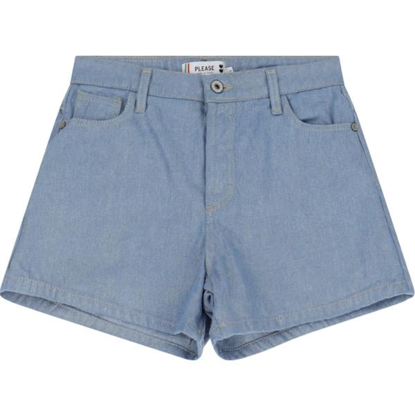 shorts Please blu tinta unita