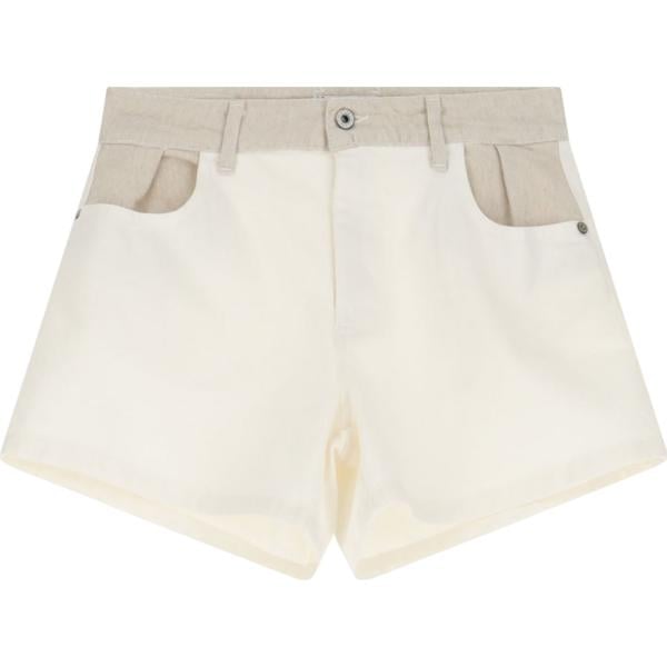 shorts Please bianco tinta unita
