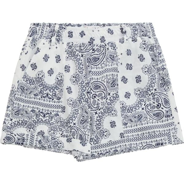 shorts Please grigio con stampe