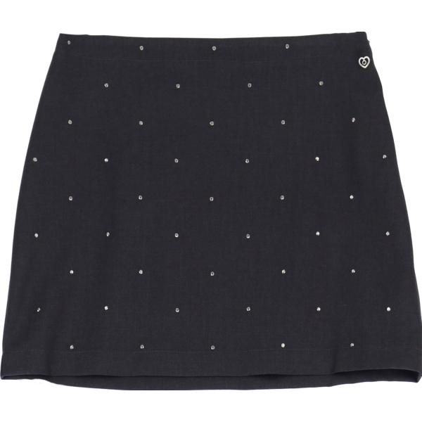 minigonne Please nero tinta unita