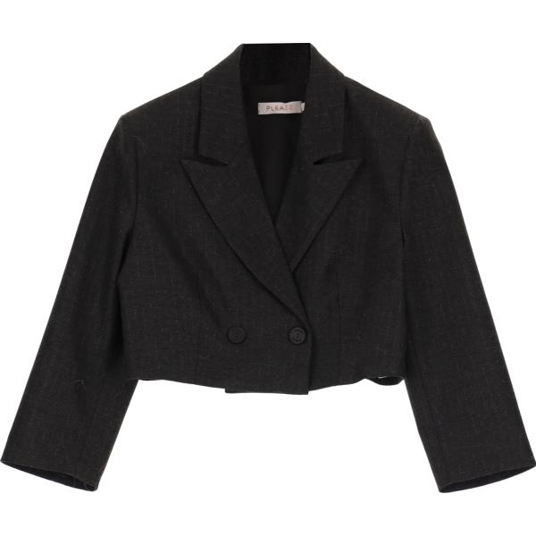 blazer Please nero tinta unita