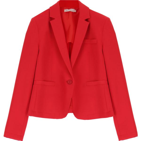 giacche Please rosso tinta unita