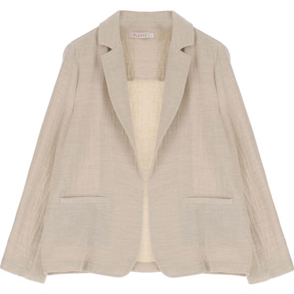 giacche Please grigio tinta unita