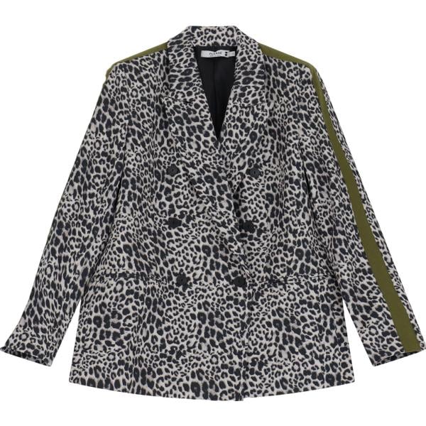 blazer Please grigio animalier