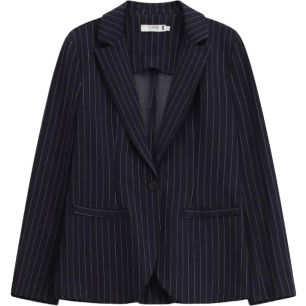 blazer Please nero a righe