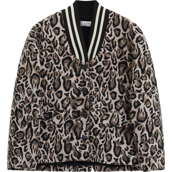 bomber Please multicolore animalier