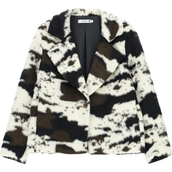 blazer Please multicolore con stampe