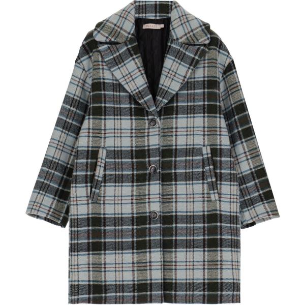 cappotti Please grigio a quadri