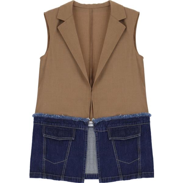 gilet Please marrone