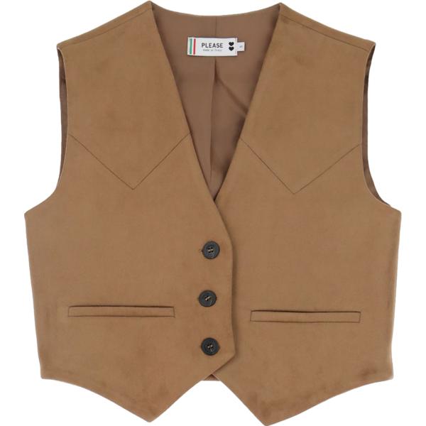 gilet Please marrone