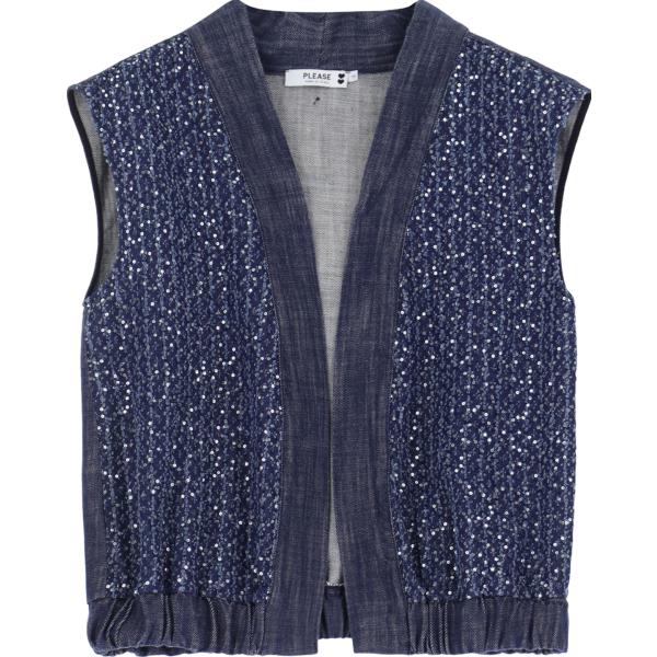 gilet Please blu