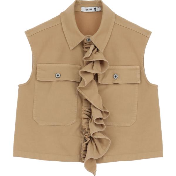 gilet Please marrone