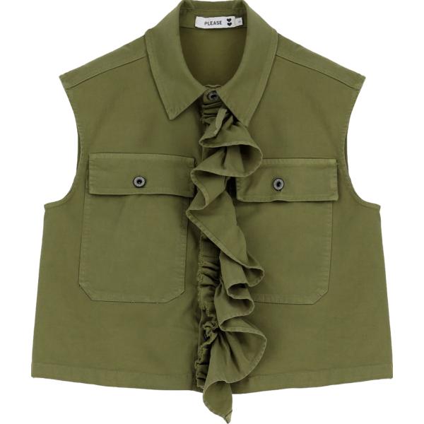 gilet Please verde