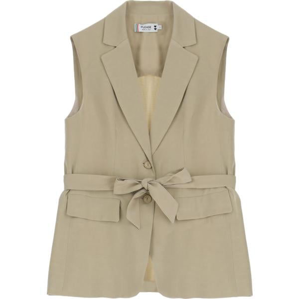 gilet Please marrone