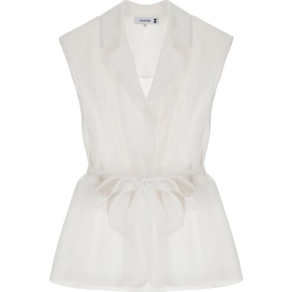gilet Please bianco