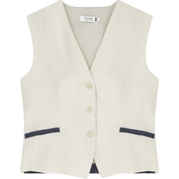 gilet Please grigio