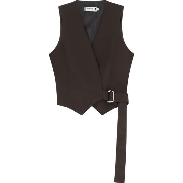 gilet Please marrone