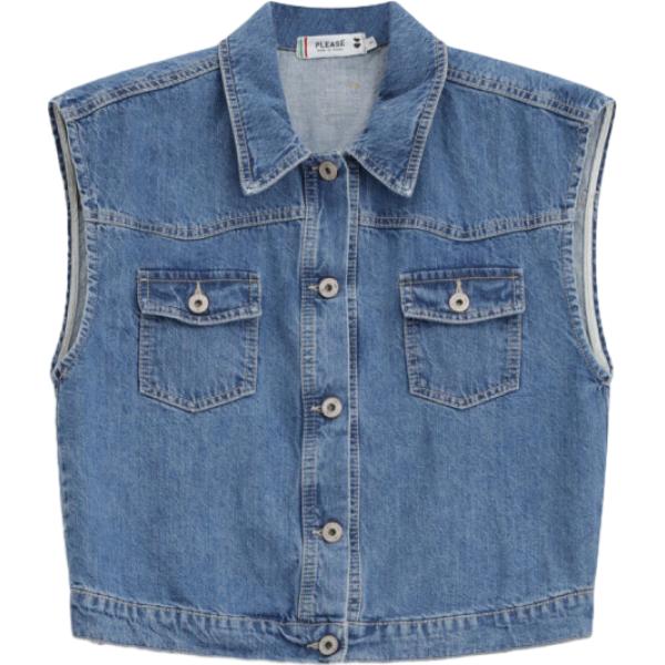 gilet Please blu