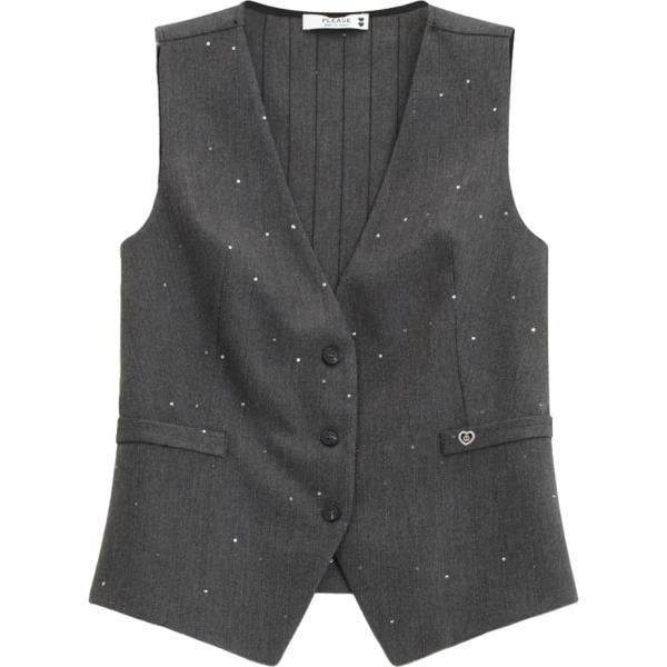 gilet Please grigio