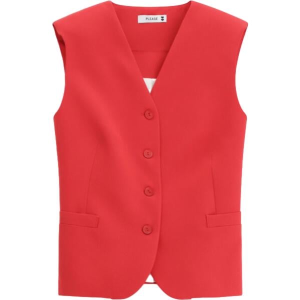 gilet Please rosso