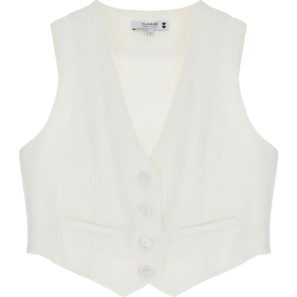 gilet Please bianco